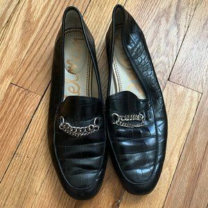 Womens Sam Edelman Black Loafer Shoes Size 7